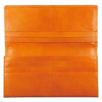 小田清 手塗りオイルレザー ササマチ長財布 ブラウン TA36-06 1箱（直送品）