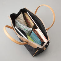 中川満 クリスティーナノワレ バーキンタイプハンディバッグ ブラック CN-1810 1袋（直送品）