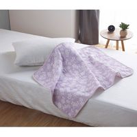 杉本産商 大阪泉州産　ジャカード織多重ガーゼひざ掛け パープル CHG-403 1袋（直送品）