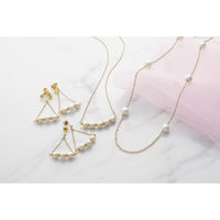 エイチ・ジー・エス コットンパールデザインネックレス 9453 1箱（直送品）