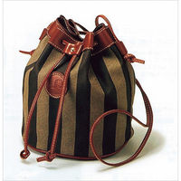 中川満 ライフエヌ ストライプ巾着ポシェット 817 1袋（直送品）