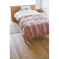 ワンズ 抗菌・抗ウイルス加工生地 羽毛肌掛けふとん(衿カバー付) ピンク 305709 1箱（直送品）