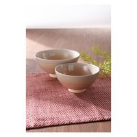 萩陶苑 萩焼 姫土 丸組飯碗 06811 1箱（直送品）