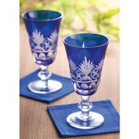 かのりゅう 剣舞 切子ペアワイングラス コースター付 K-1 1箱（直送品）