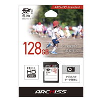 ARCHISS SDXC Card 128GB UHS-I Class10 AS-128GSD-SU1 1個