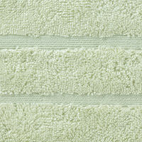 林 大判バスタオル　エーゲ海産コットン ベイカラー　4枚セット　グリーン(緑) LH700504 1セット(4枚入)