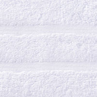 林 大判バスタオル エーゲ海産コットン ベイカラー 4枚セット ホワイト(白) LH700510 1セット(4枚入)（直送品）