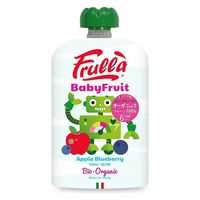 （6カ月頃から）オーガニック ベビースムージー フルッラ ベビーフルーツ アップル・ブルーベリー 1セット（1個（100g）×3）