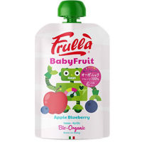 （6カ月頃から）オーガニック ベビースムージー フルッラ ベビーフルーツ アップル・ブルーベリー 1セット（1個（100g）×5）