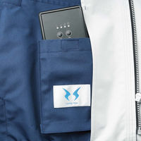 サンエス フルハーネス用長袖ブルゾン 3ネイビー LL KF90470G 1着（直送品）