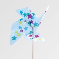 サンワ かざぐるまPET（セロハン付） 工作 93280 1セット（3個）