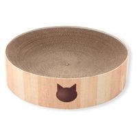 猫壱 バリバリボウル 猫柄 XL 爪とぎ