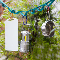 トラスコ中山 TRUSCO カラビナ 線径6mmX60mm D型 バイオレット TKN660V 1個 384-2380（直送品）