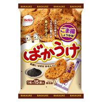 ばかうけ（ごま揚）15枚 6袋 栗山米菓 せんべい お煎餅 おつまみ 個包装