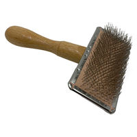 【ワゴンセール】スリッカーブラシ武蔵 ハードタイプS 犬猫用 プロ用 ステンレス製 日本製 岡野製作所