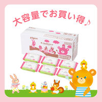 ピジョン 手・くちふきとりナップ Pigeon Friends（70枚入×16個パック）