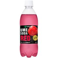伊藤園 UME SODA RED 500ml 1セット（48本）