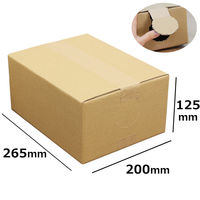 【60サイズ】 開封口ミシン目付きダンボール 1セット（120枚） 265×200×125mm NO198an logimart