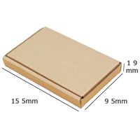 【60サイズ】N式（差し込みタイプ） ダンボール箱 1セット（50枚） 155×95×19mm NO681 logimart