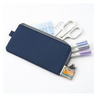 リヒトラブ にゃんシーン フラットペンポーチ ビスケットベージュ A2221-16 1個