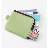 リヒトラブ にゃんシーン フラットカードポーチ ビスケットベージュ A2220-16 1個