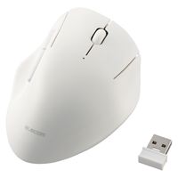 ワイヤレスマウス 静音マウス 無線 2.4GHz 5ボタン 抗菌仕様 白 M-SH20DBSKWH エレコム 1個