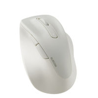 ワイヤレスマウス 静音 無線 2.4GHz 握りの極み 5ボタン Mサイズ ホワイト M-XGM30DBSKWH エレコム 1個（直送品）