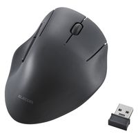 ワイヤレスマウス 静音マウス 無線 2.4GHz 5ボタン 抗菌仕様 黒 M-SH20DBSKBK エレコム 1個（直送品）