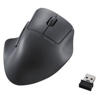 ワイヤレスマウス 静音マウス 無線 2.4GHz 5ボタン+チルト 黒 M-SH30DBSKBK エレコム 1個（直送品）