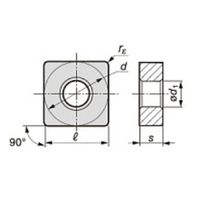 住友電工ハードメタル チップ VNMG160404N-EX AC6030M 1セット(10PC)（直送品）