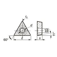 住友電工ハードメタル チップ VBMT160404N-LB T1500Z 1セット(10PC)（直送品）