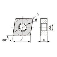住友電工ハードメタル フラットマルチドリル(外部給油式) MDF1250S2D ACF75 1PC（直送品）