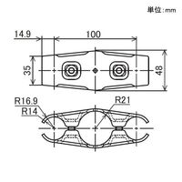 矢崎化工 ヤザキ イレクターΦ42・28用 異径メタルジョイント ニッケル HEJ-2 NI 1セット(2個)（直送品）