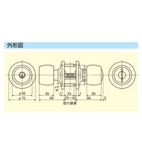ミネベアショウワ ショウワ DACーII 取替玉座 25~42mm 1017113 1セット（直送品）