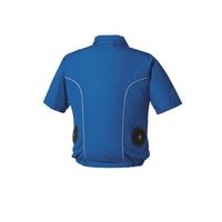 エヌ・エス・ピー KU92220 半袖ブルゾン シルバー 5L KU92220-K30-5L 1着（直送品）