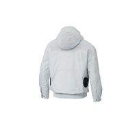 アタックベース フード付長袖ワークブルゾン シルバー 3L KF90480-6-3L 1着（直送品）