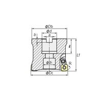 MOLDINO ラジアスミル/高送り・ボア ASR5063-4 1PC（直送品）