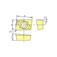 MOLDINO カッタ用インサート APMT120530R-FT JS4060 1セット(10PC)（直送品）