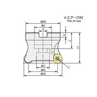 MOLDINO アルファ ラジアスミル ボアー RV4B063RM-6 1PC（直送品）