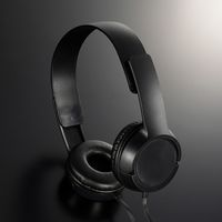 オーム電機 STヘッドホン H125 黒 03-2281 1個