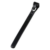 オーム電機 リピートタイ100黒 100W30BK 09-1256 1個(30本)