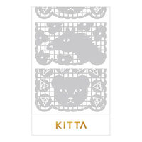キングジム キッタ レース 40枚入(10枚×4柄) KITH010 1セット(5冊)（直送品）
