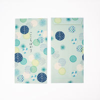 包む ポチ袋 こころばかり Lサイズ 丸模様柄 TP045 1セット(1袋(3枚入)×5)