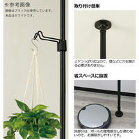 リッチェル ボタニー ハンギングスタンド ポール ホワイト 支柱のみ 吊り下げ 273282 1個（直送品）