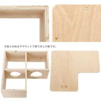 リーフ Tafit ハムスターの木製ハウス 23.5×23.5×9cm 273319 1個（直送品）
