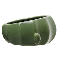 リーフ Ｔａｆｉｔ　ハムスターのサボテンディッシュ　陶器製　グリーン　１４．５×４．２×６．５ｃｍ 273477（直送品）