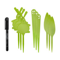 Do LABO Planstia プラントラベルMIX グリーン (3種×各3本入り) 園芸ラベル 276166 1個（直送品）
