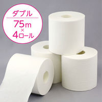 トイレットペーパー 日本製紙クレシア スコッティ フラワーパック ダブル 3倍長持ち 1パック（4個入）（わけあり品）