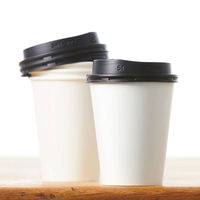 厚紙カップ 白無地 280ml（9オンス） 1袋（50個入）サンナップ 紙コップ（わけあり品）