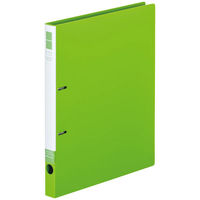 コクヨ　リングファイル丸型2穴　スリムスタイル（ハードタイプ）　A4タテワイド　背幅27mm　黄緑　ASフ-URFH420YG  オリジナル（わけあり品）